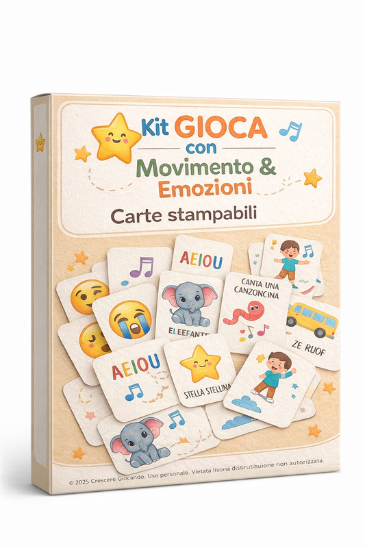 Kit Movimento & Emozioni – Carte stampabili